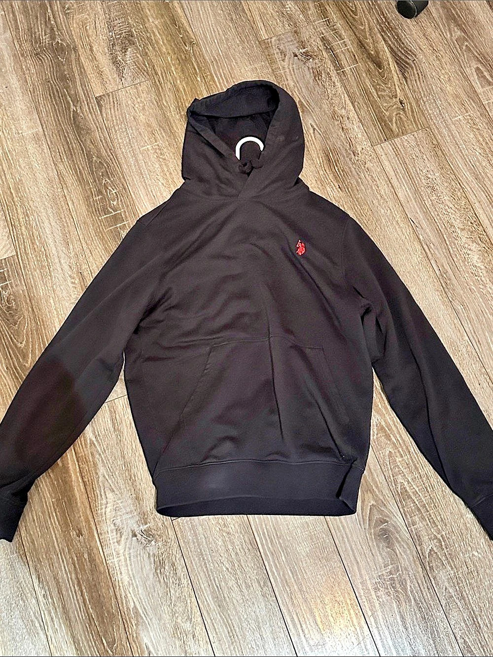 U.Small. Polo Assn. Men'Small Black Hoodie Size Small Like New